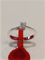 Anello Vidali Gioielli Donna in Oro bianco Diamante 0.20 Ct ANOR-69-34 - ANOR-69-34